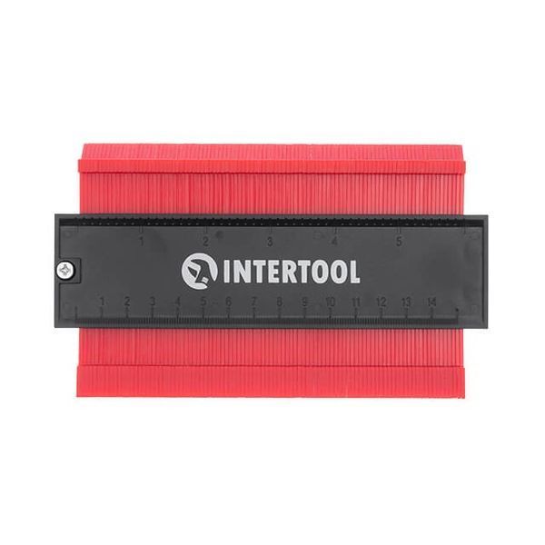 Шаблон для копіювання контуру 150 мм, ABS, з фіксатором INTERTOOL MT-0015 MT-0015 фото