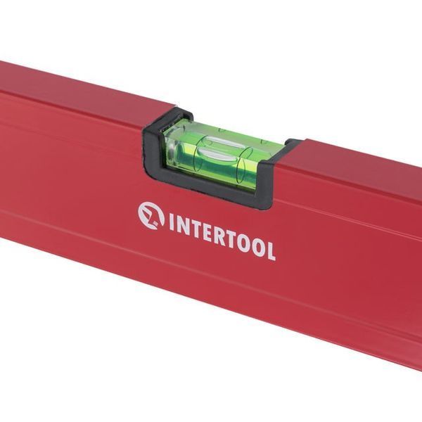 Рівень будівельний 400мм 3 вічка, перетин 22 * 59 мм INTERTOOL MT-1131 MT-1131 фото