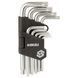 Ключі TORX 9шт T10-T50 мм CrV (короткі з отвором) SIGMA (4022211) 4022211 фото 2