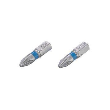 Комплект викруткових&nbsp;насадок PZ2 1/4" * 25 мм, S2, уп. 2 од., STORM INTERTOOL VT-0221 VT-0221 фото