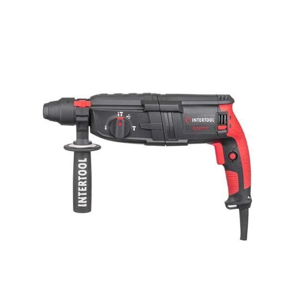 Перфоратор 1000 Вт, 3.2 Дж, 0-1300 об/хв., 0-5100 уд./хв., 3 режими INTERTOOL WT-0170 WT-0170 фото