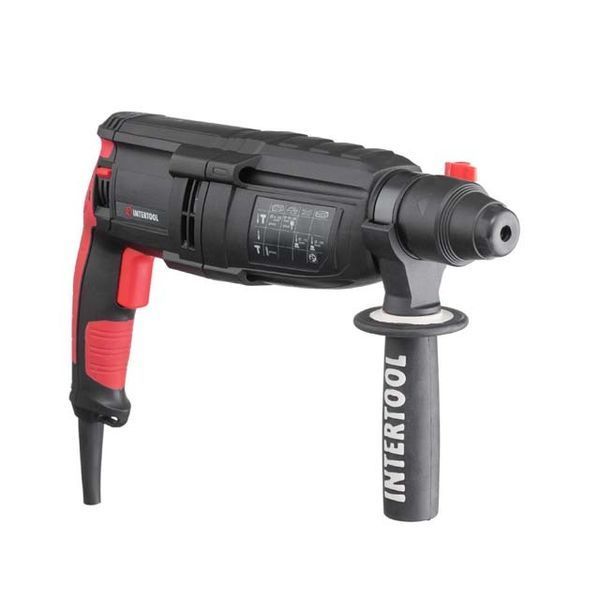 Перфоратор 1000 Вт, 3.2 Дж, 0-1300 об/хв., 0-5100 уд./хв., 3 режими INTERTOOL WT-0170 WT-0170 фото