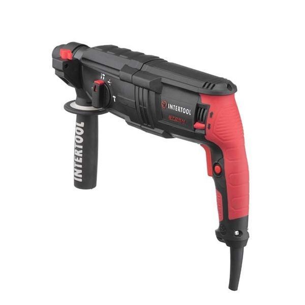 Перфоратор 1000 Вт, 3.2 Дж, 0-1300 об/хв., 0-5100 уд./хв., 3 режими INTERTOOL WT-0170 WT-0170 фото