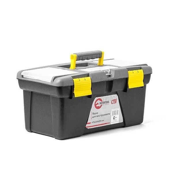 Ящик для інструменту 18.5" 472*250*224 мм INTERTOOL BX-0318 BX-0318 фото