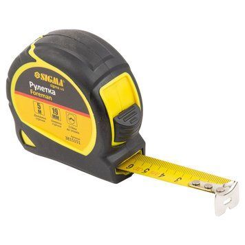 Рулетка Foreman 5м&times;19мм без ремінця SIGMA (3815151) 3815151 фото