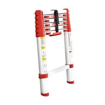 Драбина з алюмінію, телескопічна 6 сход., 1,98&nbsp;м INTERTOOL LT-3020 LT-3020 фото