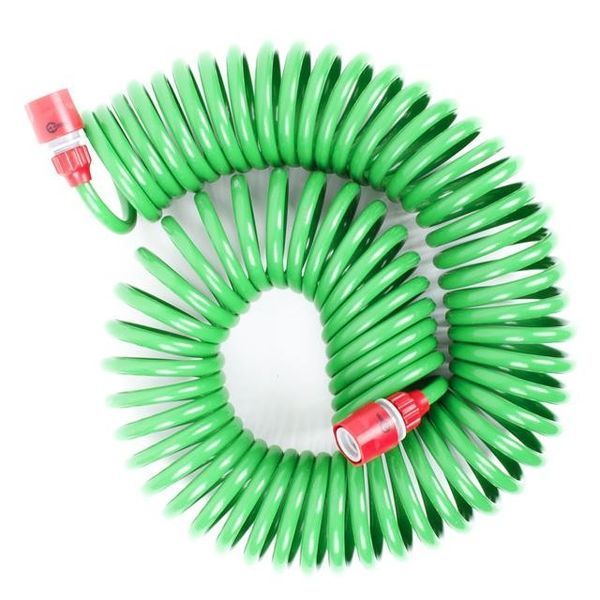 Шланг спіральний 15 м з конекторами INTERTOOL GE-4002 GE-4002 фото