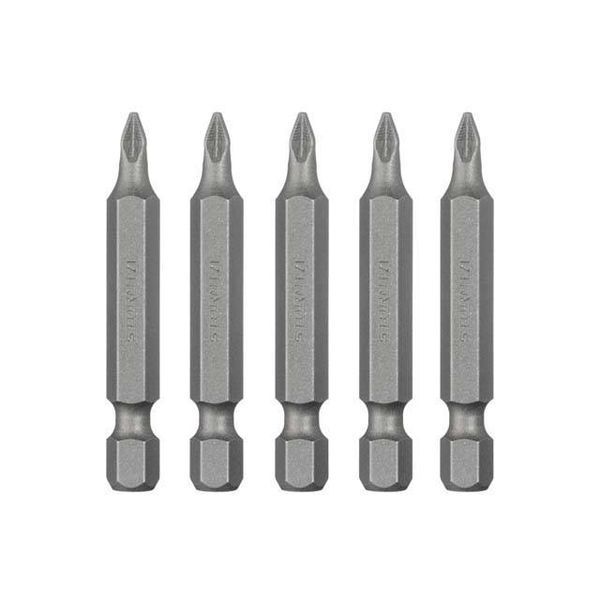 Комплект&nbsp;насадок викруткових PZ1 1/4" * 50 мм, ACR, S2, уп. 5 од., STORM INTERTOOL VT-0203 VT-0203 фото