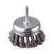 Щітка чашкова 75 мм для дриля, 1/4" (пучки крученого дроту) INTERTOOL BT-3075 BT-3075 фото 1