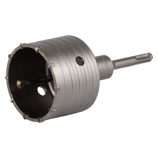 Коронка по бетону &Oslash;80&times;70мм 10 зубців + хвостовик 110мм SDS-plus GRAD (1514405) 1514405 фото