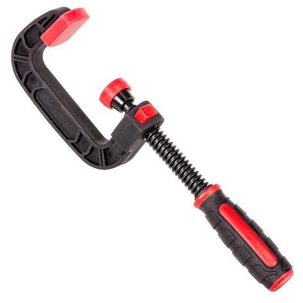 Струбцина типу "С", 3" / 75&nbsp;мм, нейлонова INTERTOOL HT-6012 HT-6012 фото
