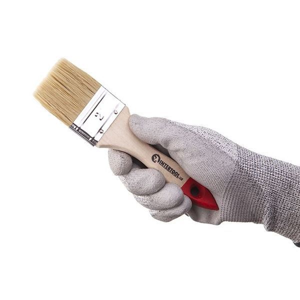Набір пензлів флейцевих 25; 38; 50; 76; 102 мм, 5 од. INTERTOOL KT-1005 KT-1005 фото