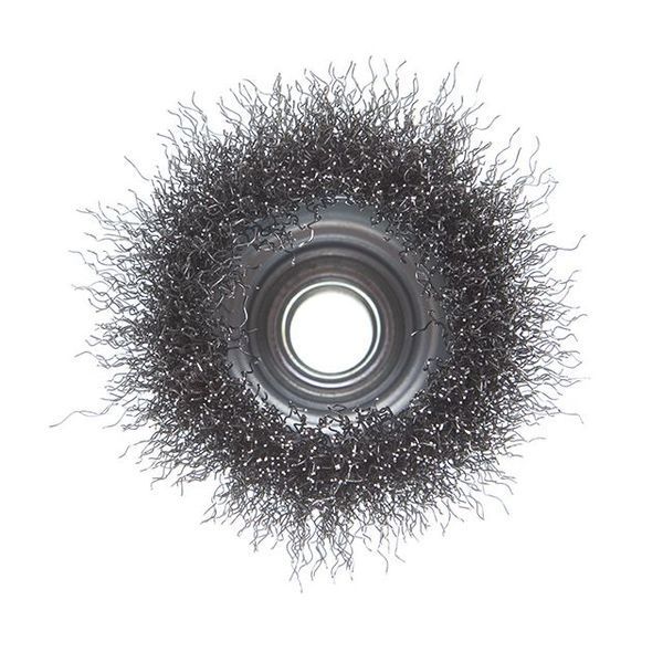 Щітка чашкова 65 мм, для КШМ, М14, М14 (кручений дріт) INTERTOOL BT-1065 BT-1065 фото