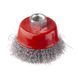 Щітка чашкова 65 мм, для КШМ, М14, М14 (кручений дріт) INTERTOOL BT-1065 BT-1065 фото 1