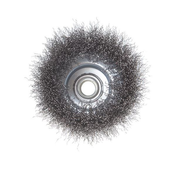 Щітка чашкова 100 мм, для КШМ, М14 (кручений дріт) INTERTOOL BT-1100 BT-1100 фото