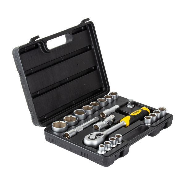 Набір насадок торцевих 1/2" 21шт CrV mid SIGMA (6003721) 6003721 фото