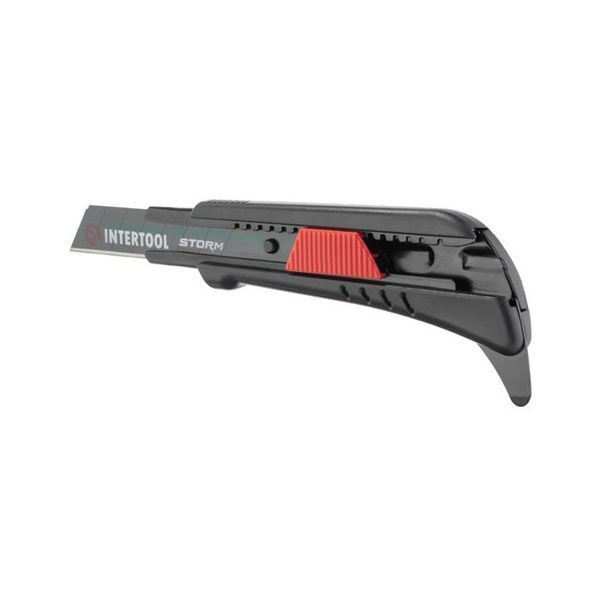 Ніж сегментний для лінолеуму 18 мм, металева напрямна, STORM INTERTOOL HT-0538 HT-0538 фото