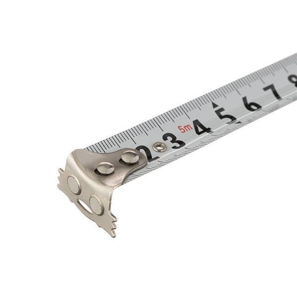 Рулетка з металевим полотном 5 м x 19 мм,&nbsp;три стопора полотна INTERTOOL MT-0105 MT-0105 фото