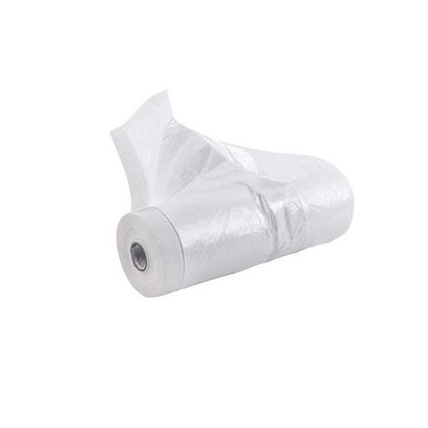 Плівка захисна з малярською стрічкою 1100 мм * 30 м INTERTOOL KT-0802 KT-0802 фото