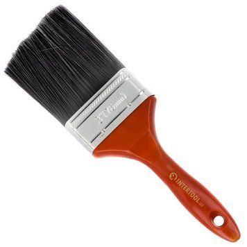 Пензель флейцевий з штучним ворсом 3&rdquo; INTERTOOL KT-1476 KT-1476 фото