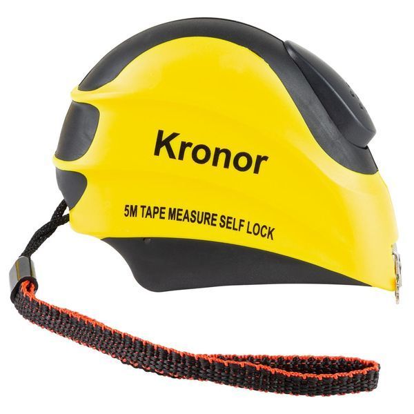 Рулетка магнітна обгумована з автостопом 5м&times;19мм KRONOR (3824011) 3824011 фото